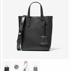 Michael Kors Sinclair Extra-Small Pebbled
Leather Crossbody Bag